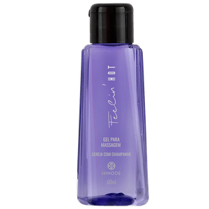 Gel Para Massagem Feelin Hot Cereja Com Chámpanhe 60ml