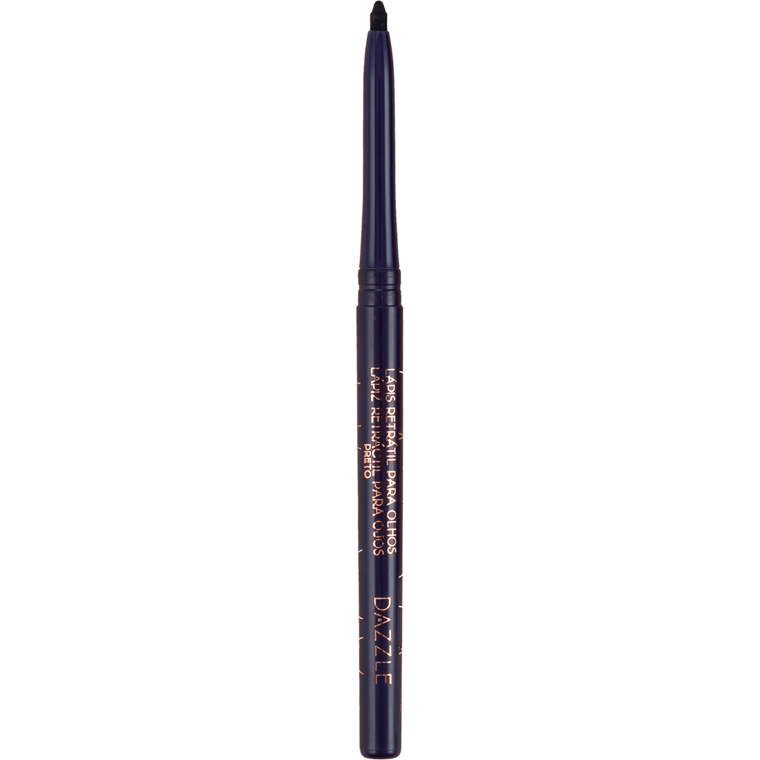 Lápis Retrátil Para Olhos Dazzle Preto