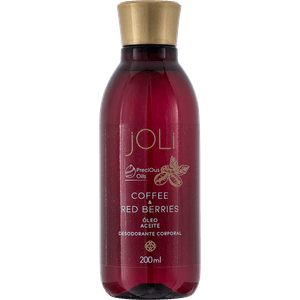 Óleo Desodorante Corporal Joli Café e Frutas Vermelhas 200ml