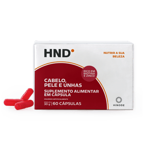 Suplemento Alimentar em Cápsula Cabelo, Pele e Unha HND