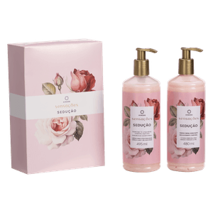 Kit Creme Corporal e Sabonete Liquido Sensações Sedução