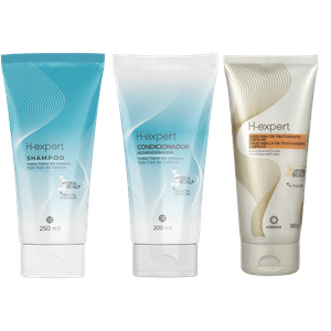 Kit Shampoo + Condicionador e Máscara H-Expert