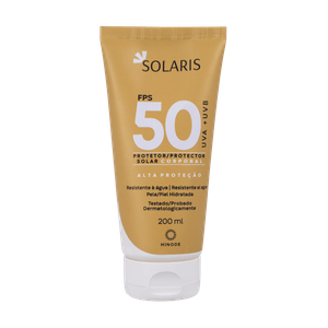 Protetor Solar Corporal Solaris UVA e UVB FPS 50 200ml