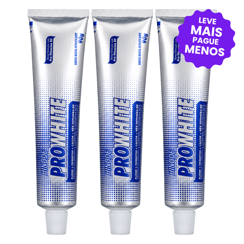 Kit 3 Géis Dentais Clareadores Pro White 90g