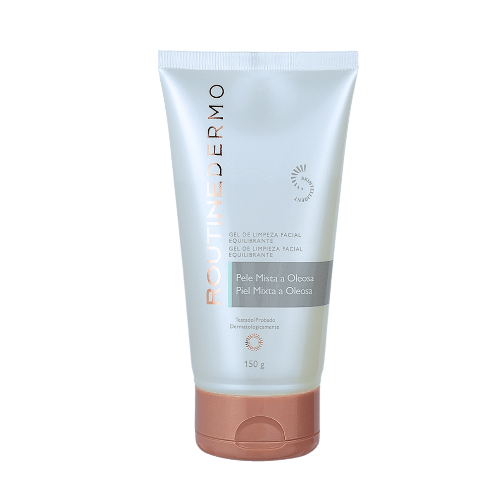 Gel de Limpeza Equilibrante Pele Mista ou Oleosa Routine Dermo 150g