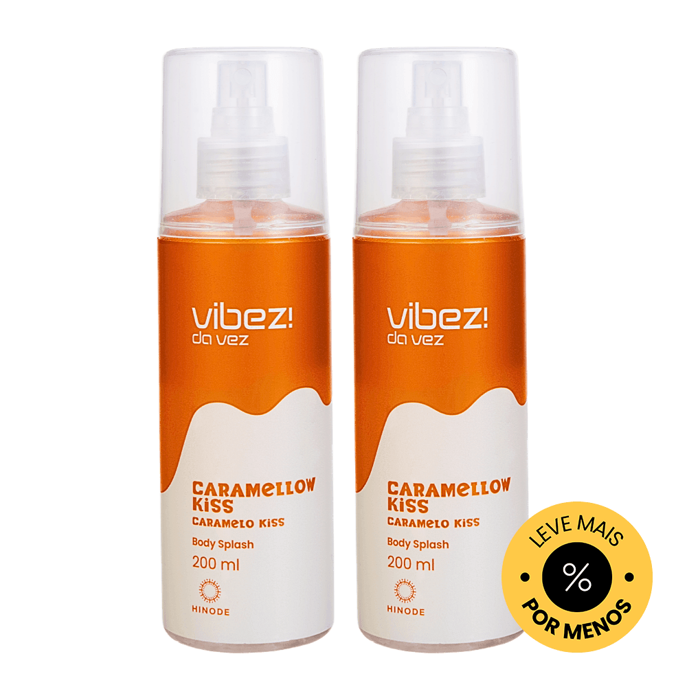 Kit 2 Body Splash Vibez da Vez! Caramellow Kiss