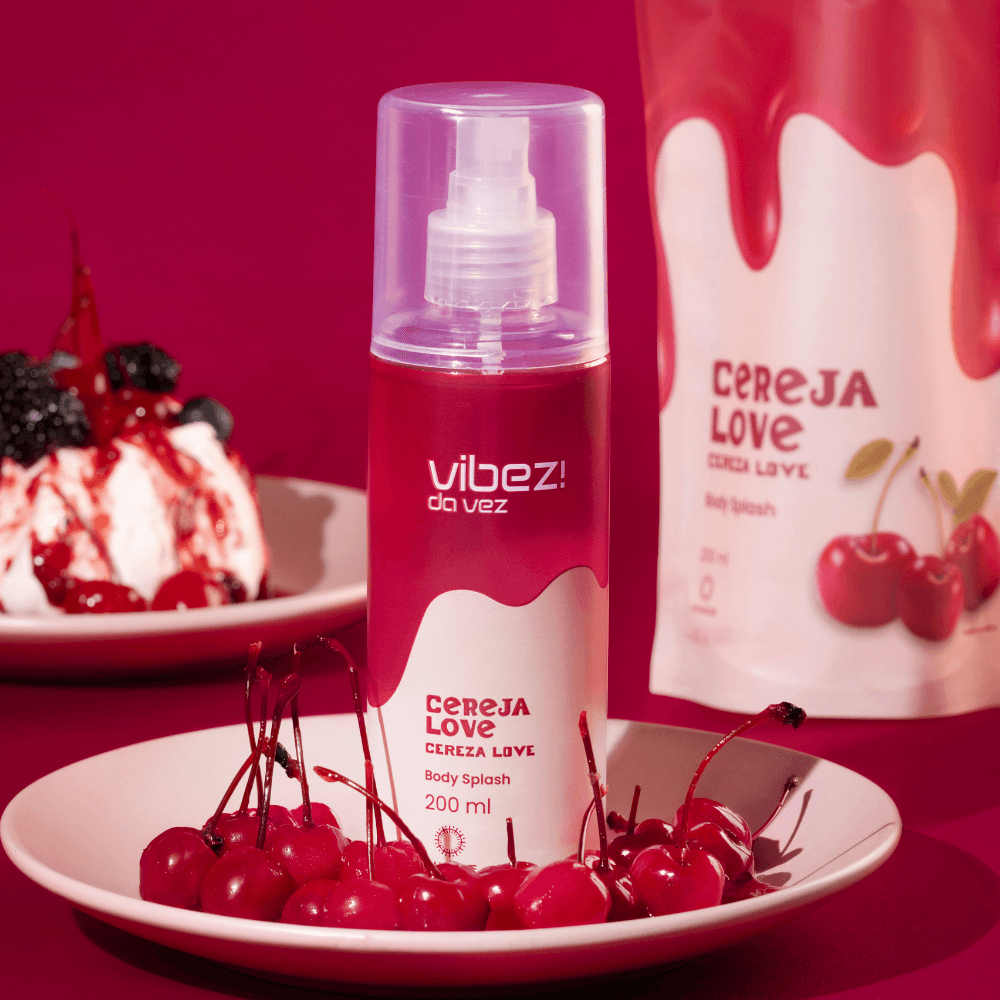 Body Splash Cereja Love Vibez da Vez! 200ml