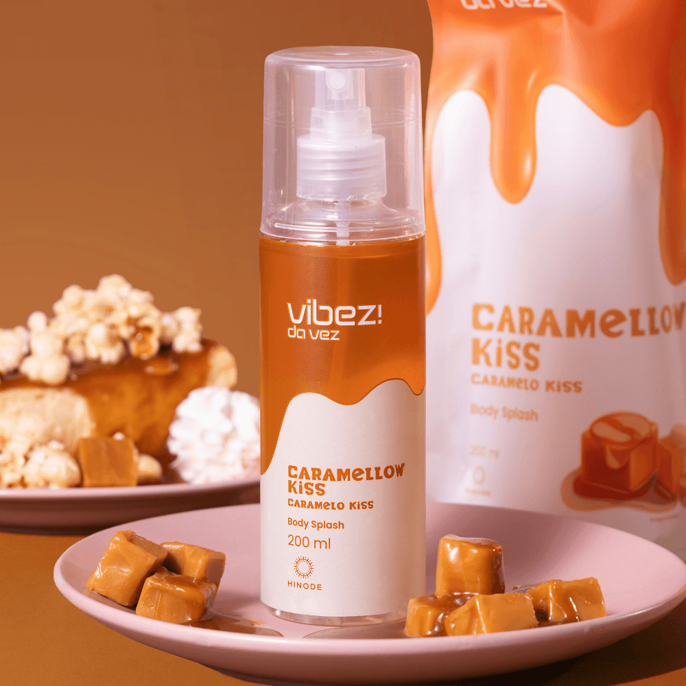 Body Splash Caramellow Kiss Vibez da Vez! 200ml