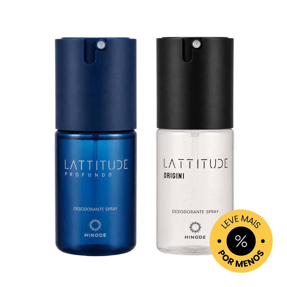 Kit 2 Desodorantes Spray Lattitude Profundo + Lattitude Origini