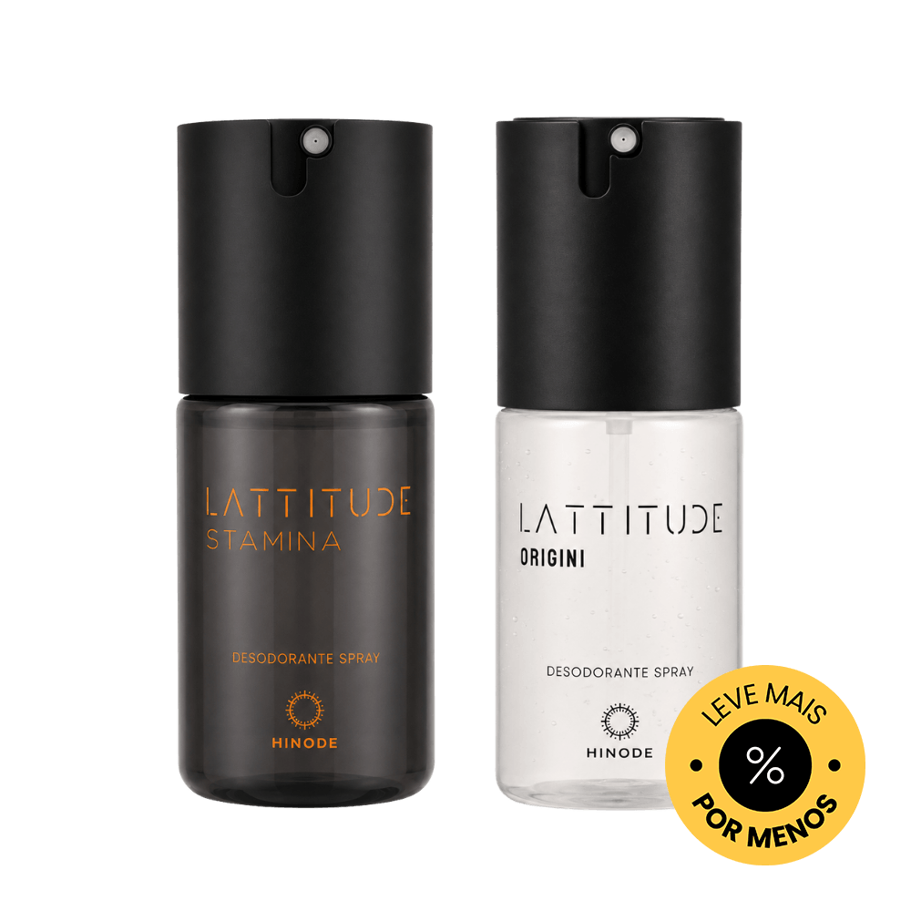 Kit 2 Desodorantes Spray Lattitude Stamina + Lattitude Origini