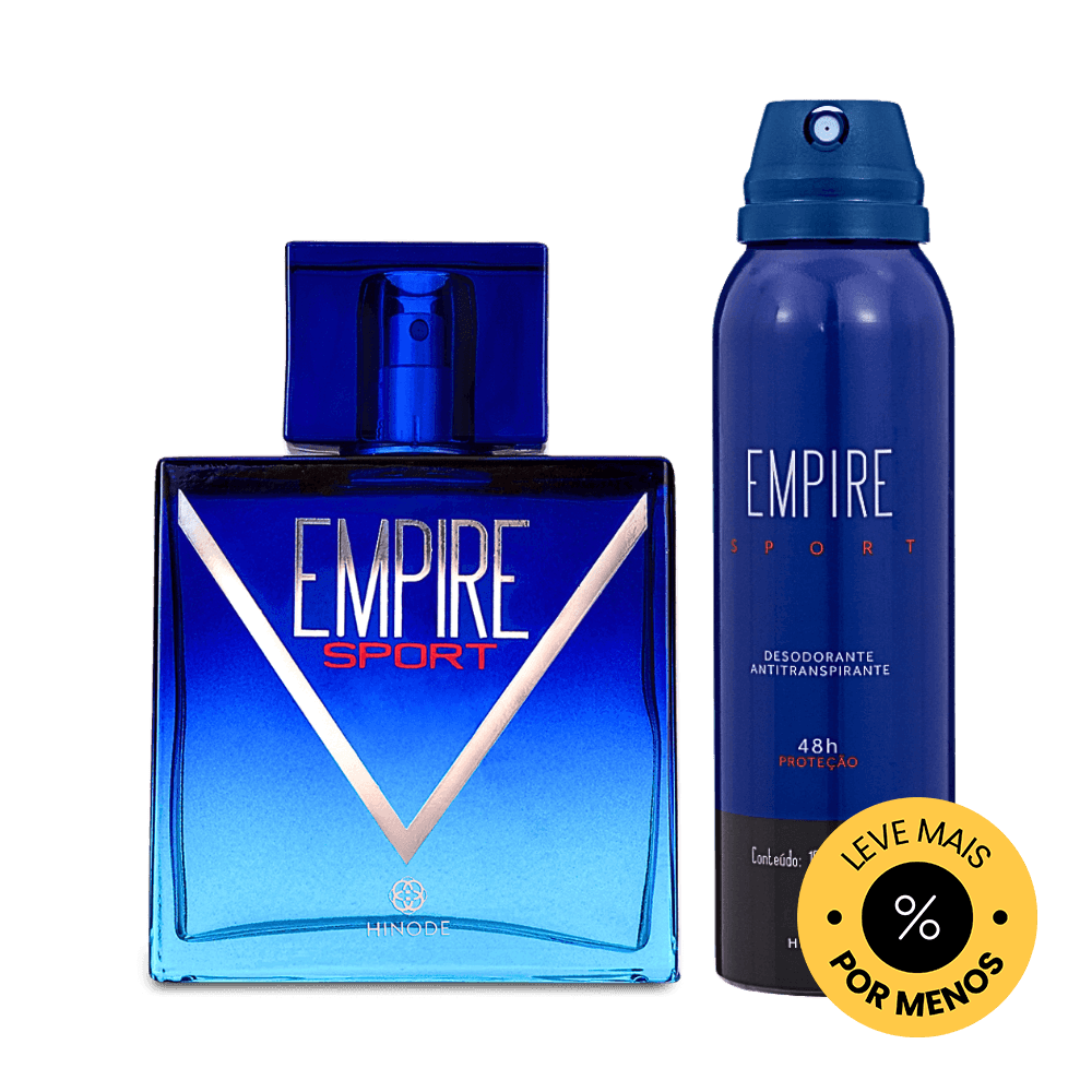 Kit Empire Sport Deo Colônia e Desodorante Aerosol
