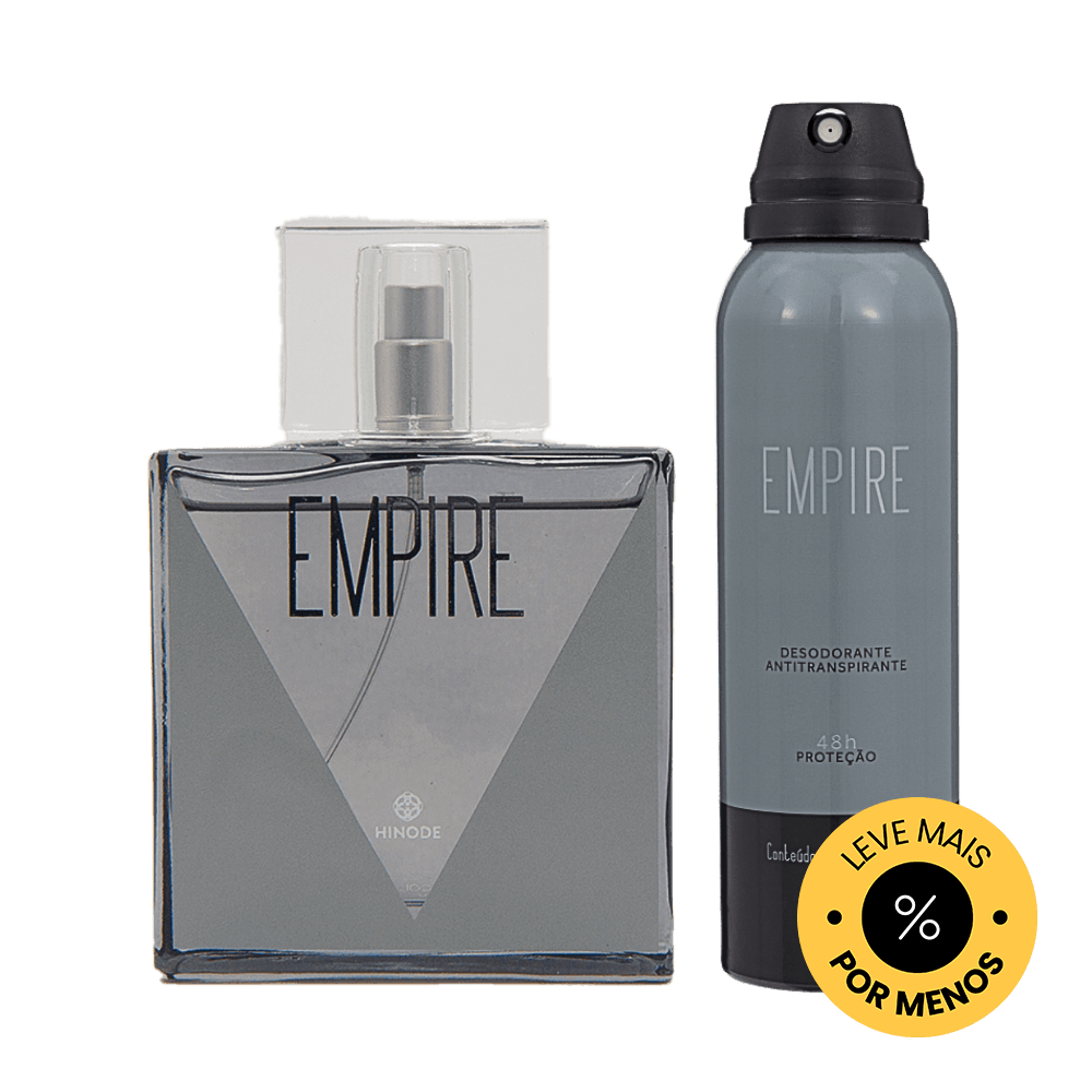 Kit Empire Tradicional Deo Colônia e Desodorante Aerosol