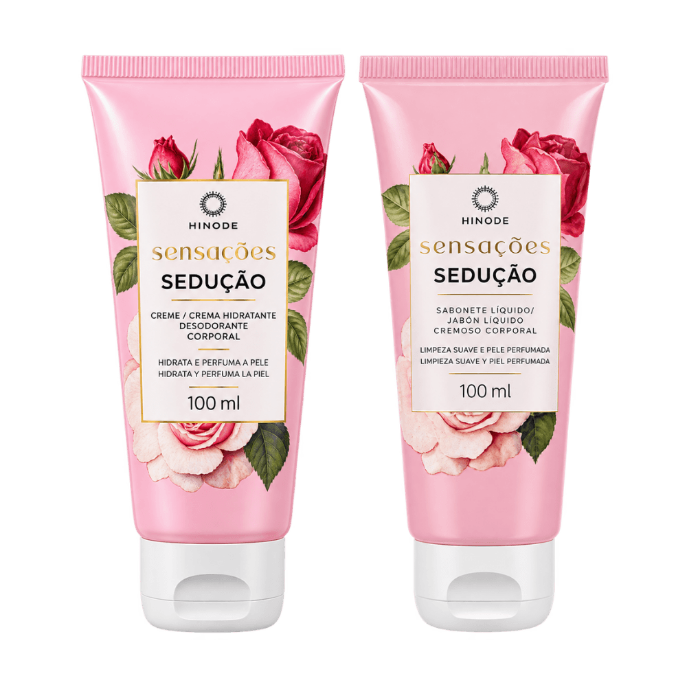 Kit Sensações Sedução Sabonete Líquido + Hidratante Corporal