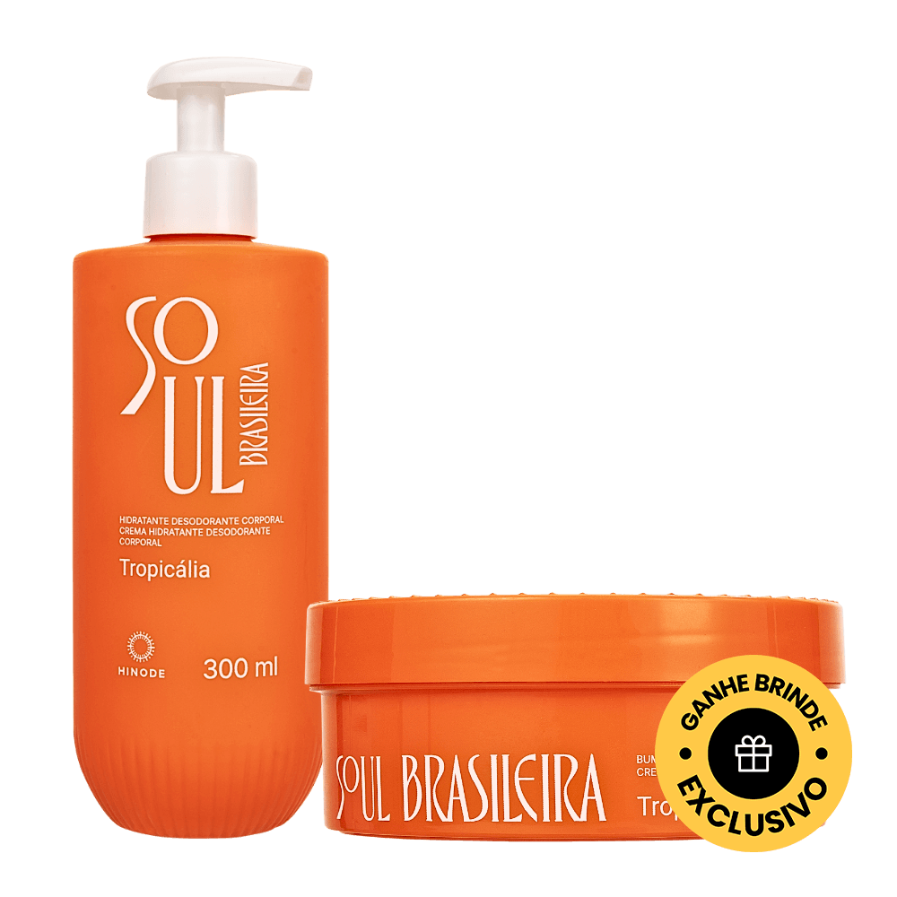 Kit Hidratante + Bumbum de Verão Soul Brasileira Tropicália