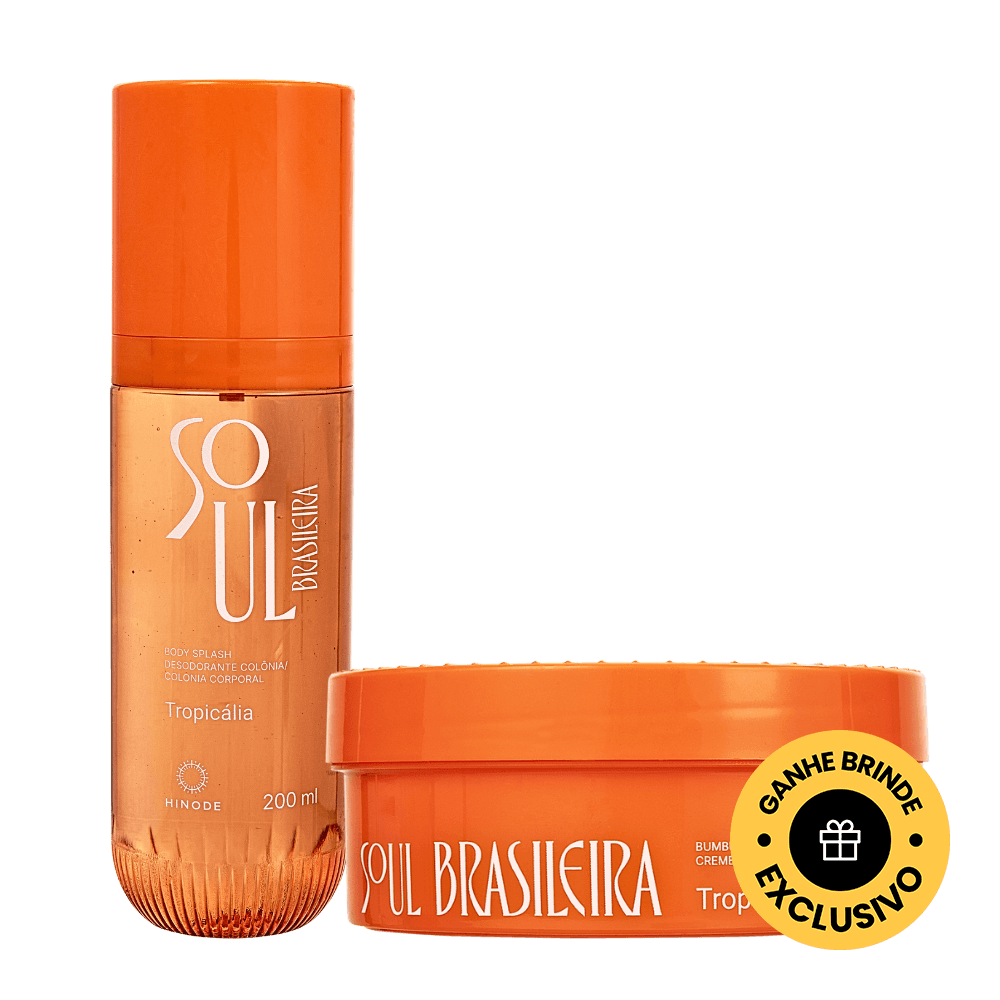 kit Body Splash + Bumbum de Verão Soul Brasileira Tropicália