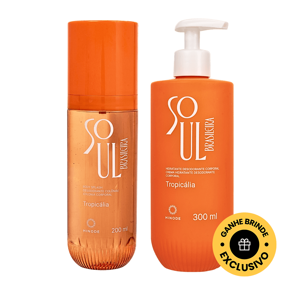 Kit Body Splash + Hidratante Soul Brasileira Tropicália