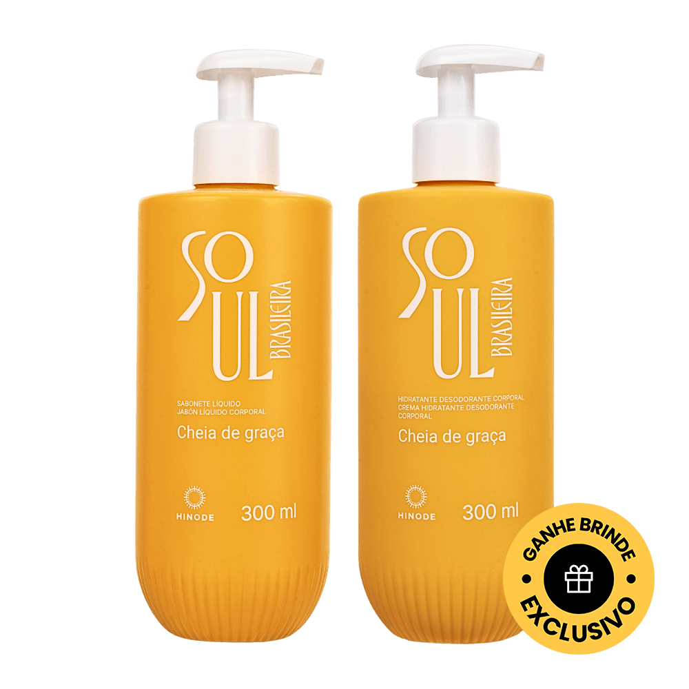 Kit Hidratante + Sabonete Soul Brasileira Cheia de Graça