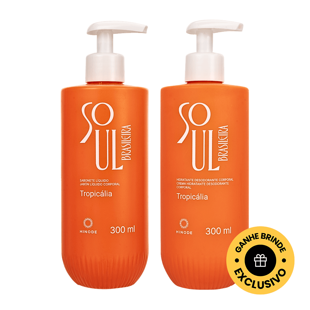 Kit Hidratante + Sabonete Soul Brasileira Tropicália