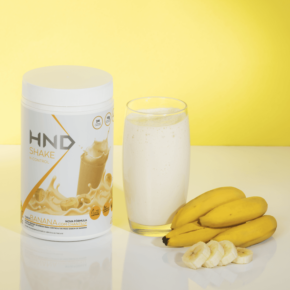 Shake H-Control Sabor Banana Com Chantilly HND 450g
