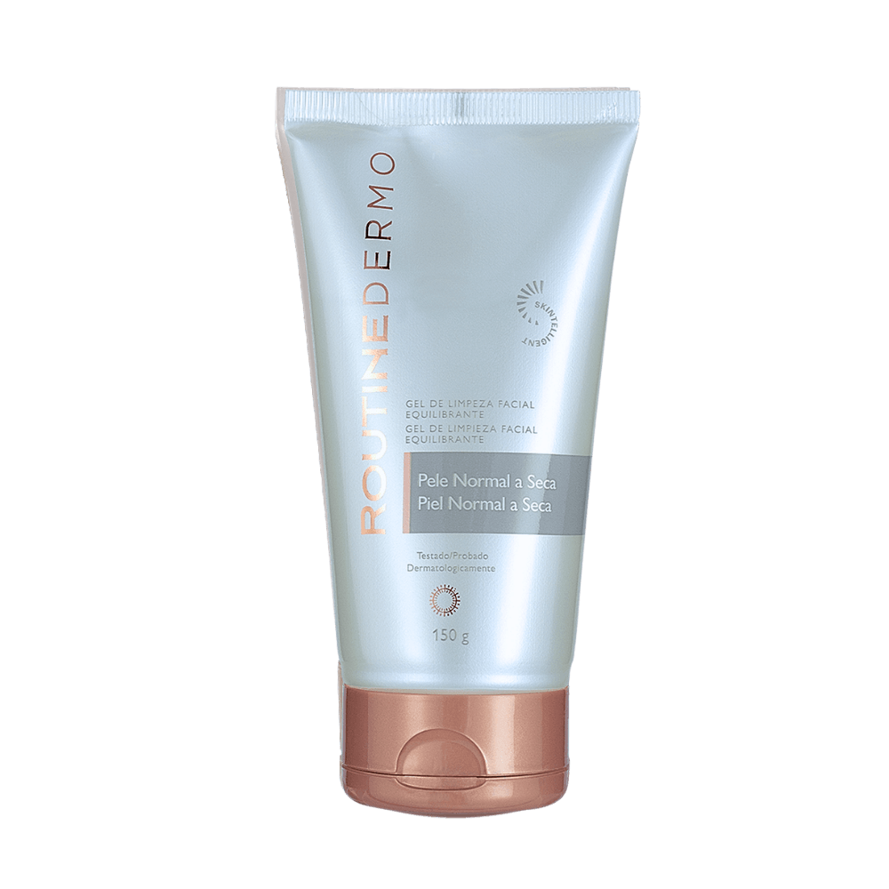 Gel de Limpeza Equilibrante Pele Seca/Normal Routine Dermo 150g