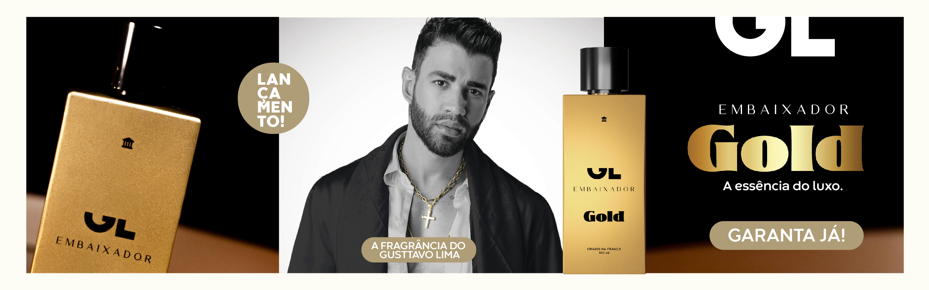 Fragrância Gusttavo Lima Gold Embaixador