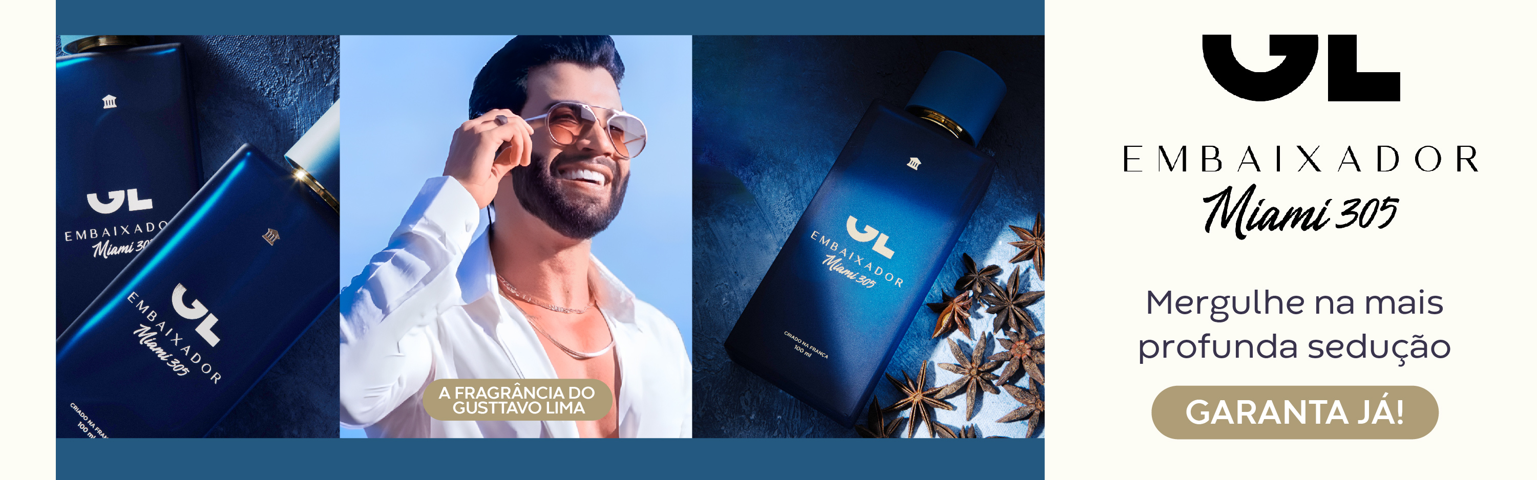 Fragrância Gusttavo Lima Gold Embaixador